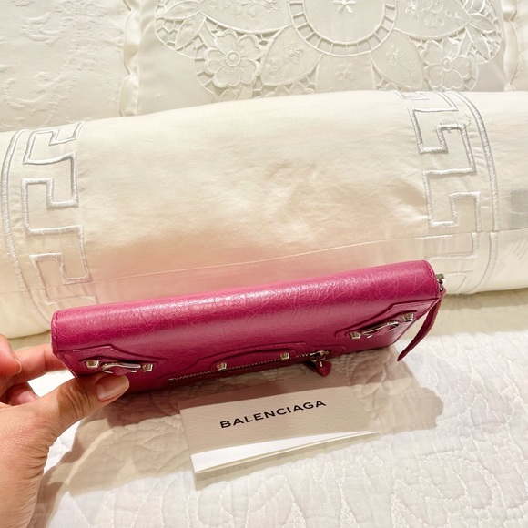 Authentic Balenciaga Lambskin long zippy wallet - Picture 13 of 16